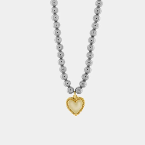 Collana in Metallo con cuore — collezione CANAL GRANDE