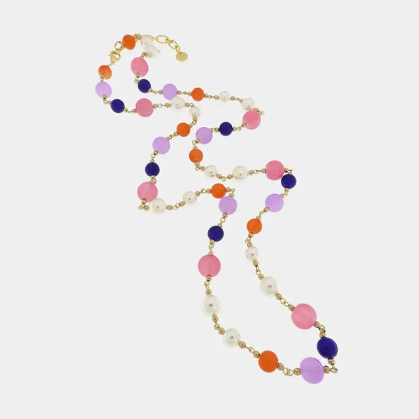 Collana in Metallo con pietre colorate — collezione CANAL GRANDE