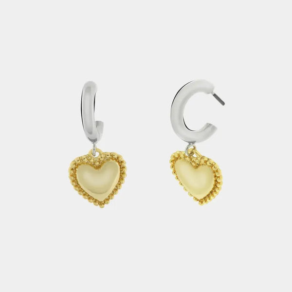 Orecchini in Metallo a semicerchio con cuore — collezione CANAL GRANDE
