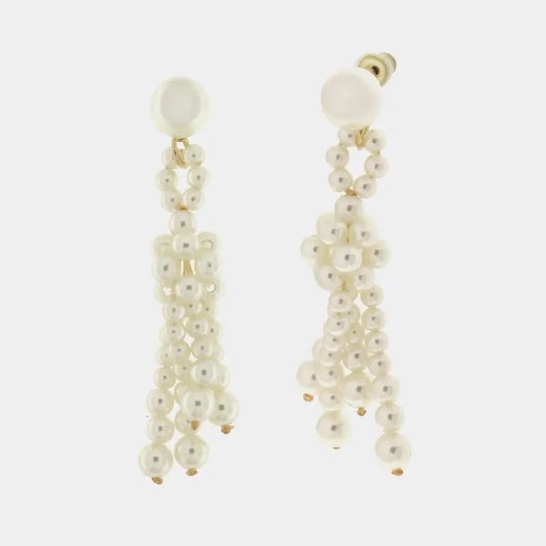 Orecchini in Metallo con perle — collezione CANAL GRANDE