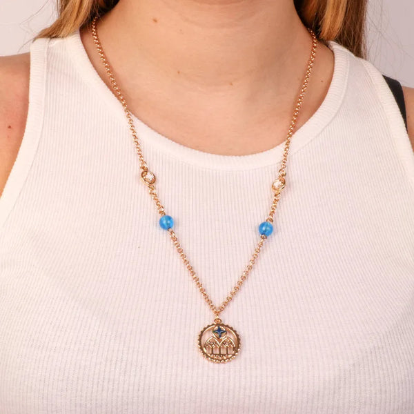 Collana in Metallo con palazzo ducale di Venezia — collezione cannareggio