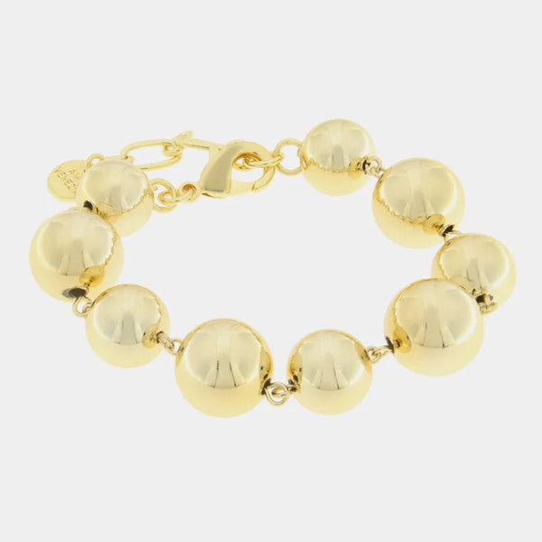Bracciale in Metallo con perle lucide — collezione doge