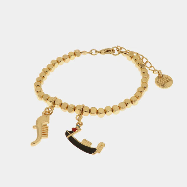 Bracciale in Metallo con gondola veneziana — collezione gondola