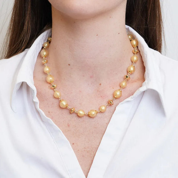 Collana in Metallo con sfere — collezione gondola