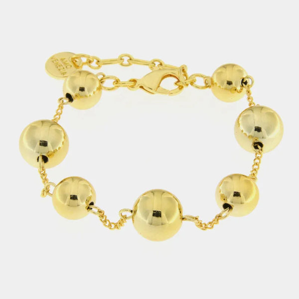 Bracciale in Metallo con pietre lucide — collezione lido