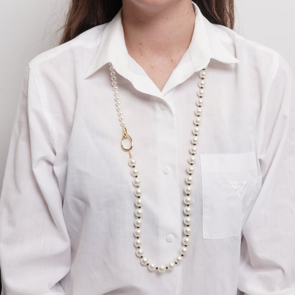 Collana in Metallo perle — collezione oro veneziano