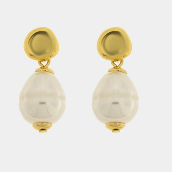 Orecchini in Metallo perla — collezione oro veneziano