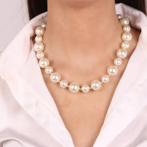 Collana in Metallo con perle — collezione palazzo ducale