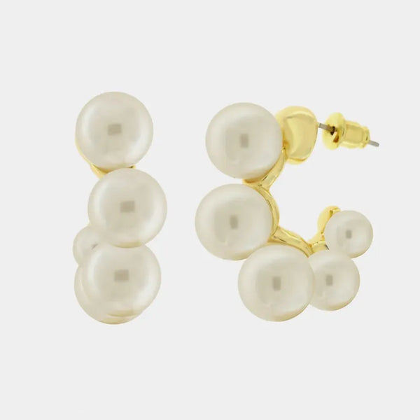Orecchini in Metallo con perle — collezione palazzo ducale