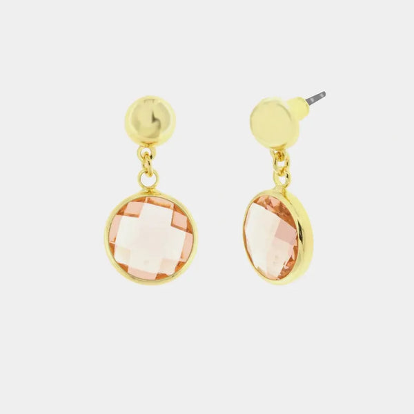 Orecchini in Metallo con cristalli pendenti — collezione palazzo ducale