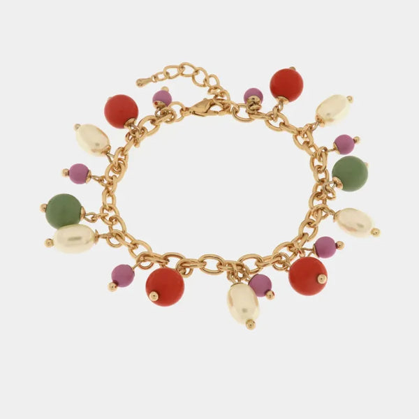 Bracciale in Metallo con pietre colorate — collezione san marco