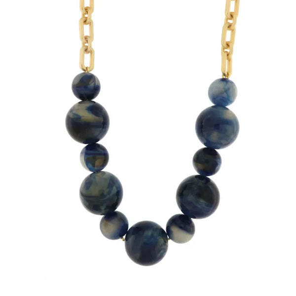 Collana in Metallo con pietre sfumate — collezione san marco