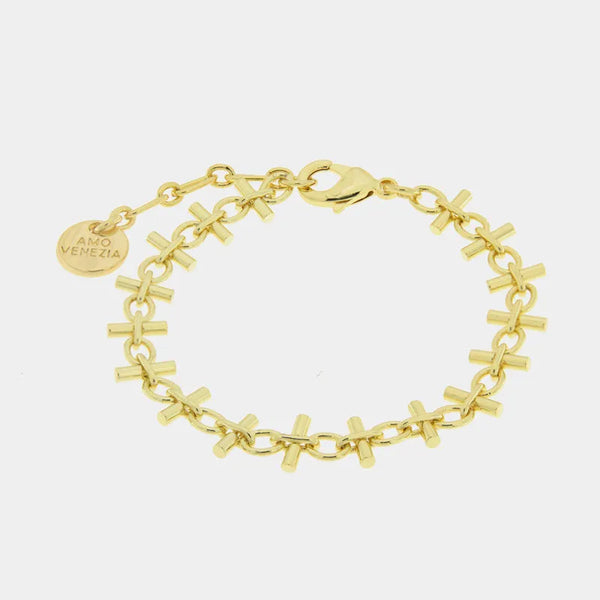 Bracciale in Metallo a catena — collezione serenissima