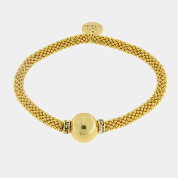 Bracciale in Metallo  con sfera — collezione serenissima
